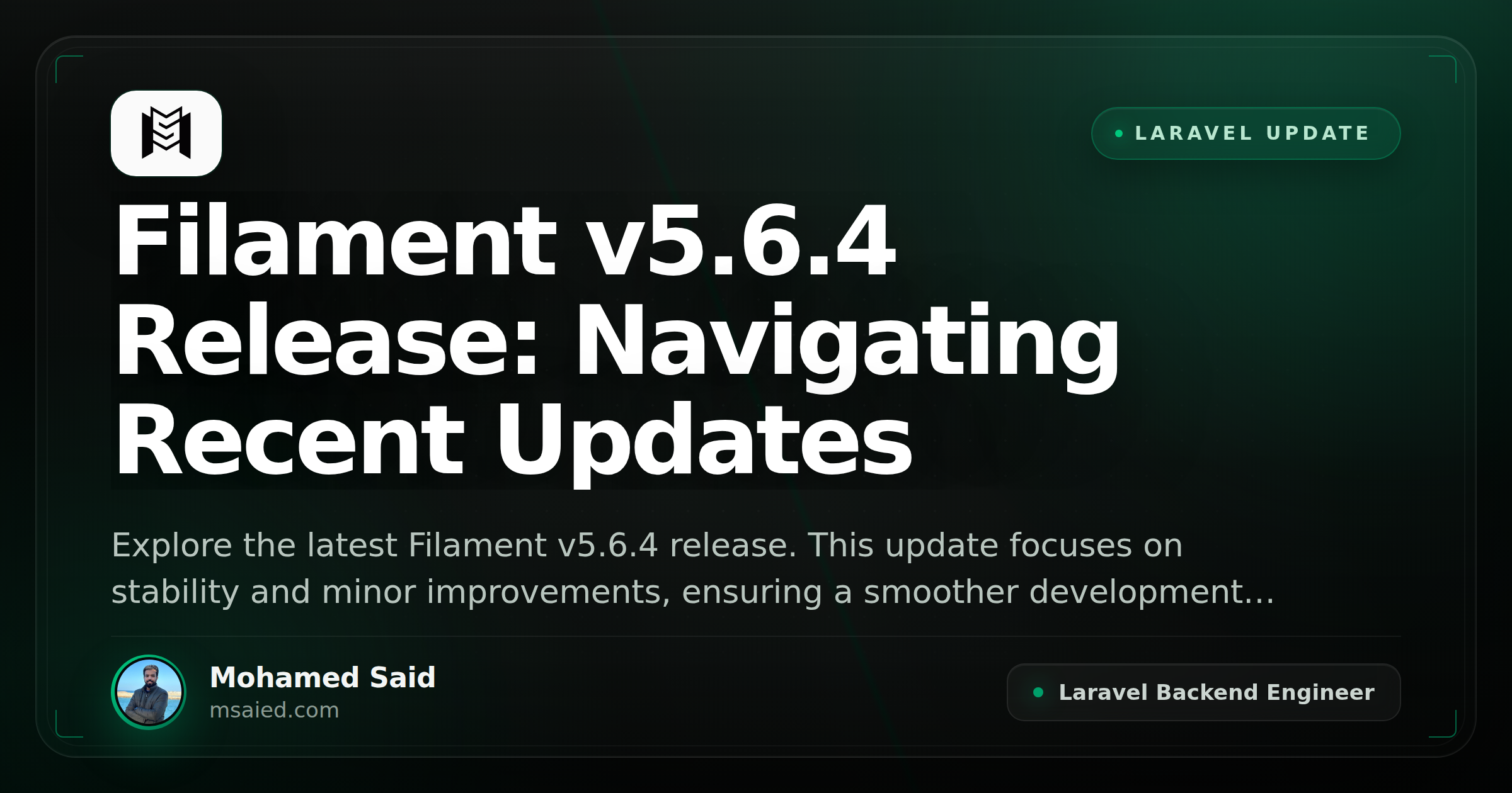 Filament v5.6.4 Release: Navigating Recent Updates