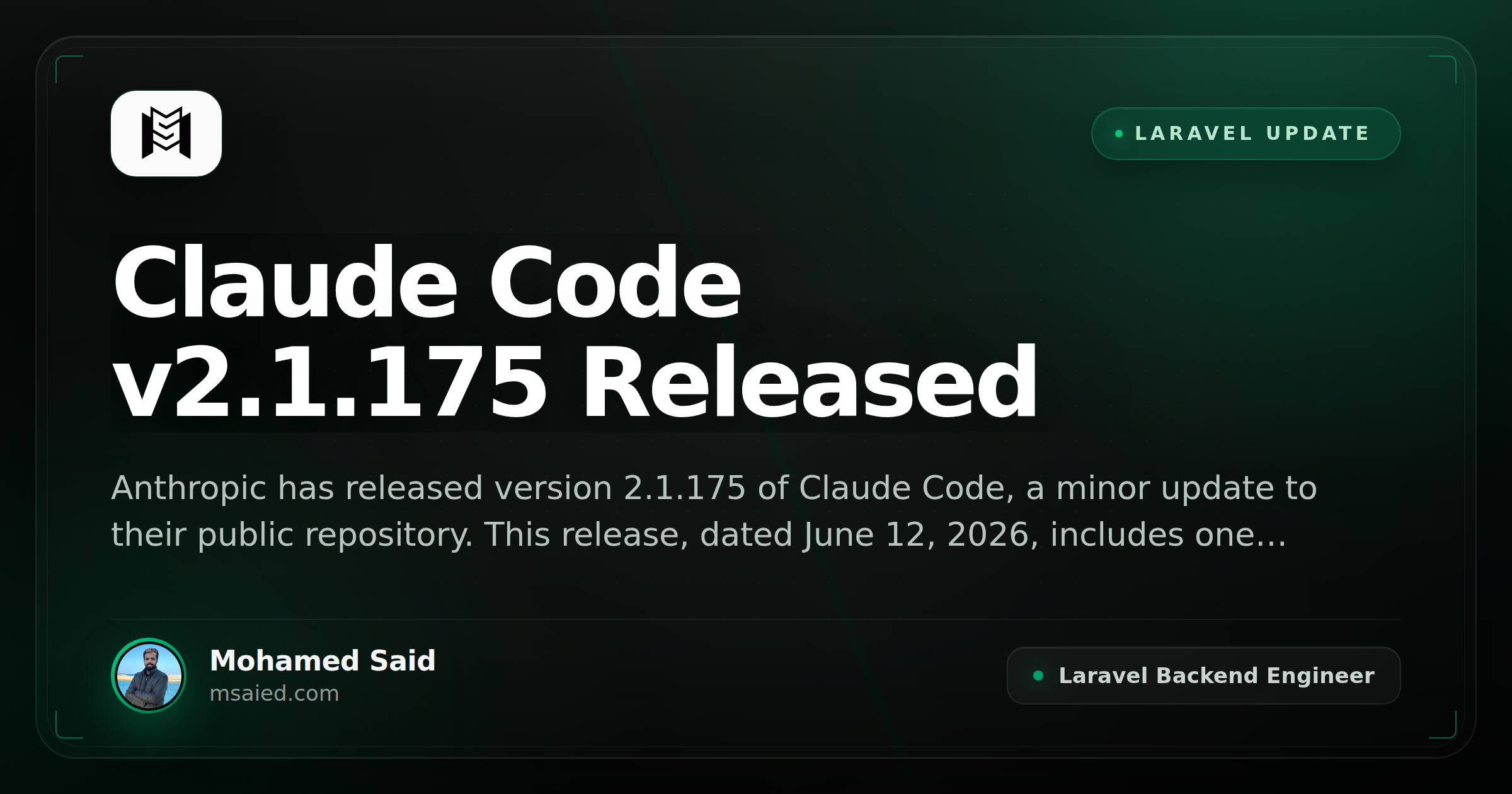 Claude Code v2.1.175 Released