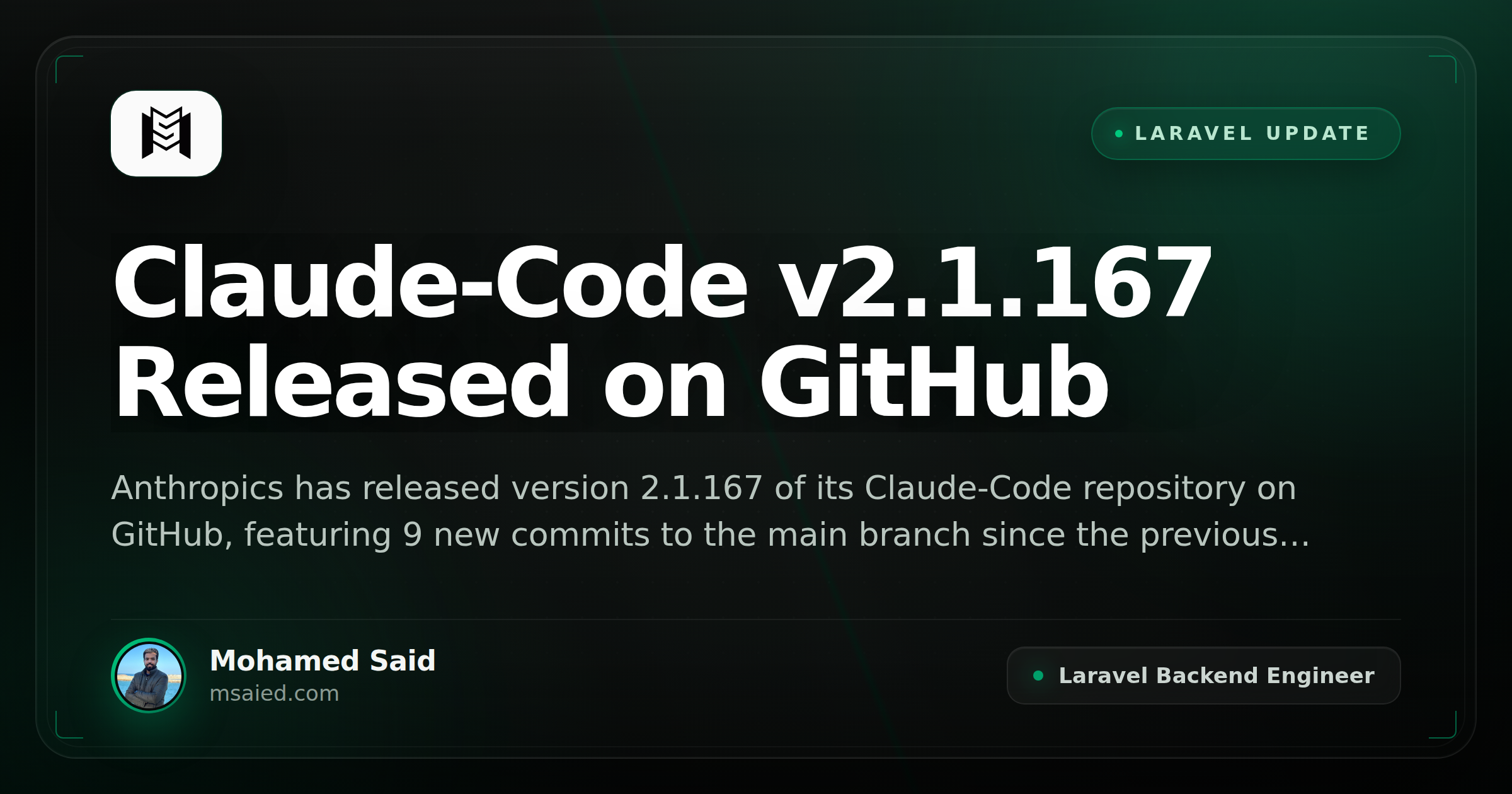 Claude-Code v2.1.167 Released on GitHub