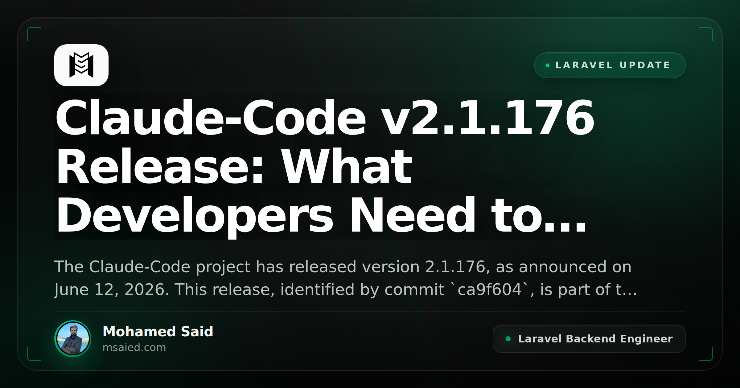 Claude-Code v2.1.176 Release: What Developers Need to Know