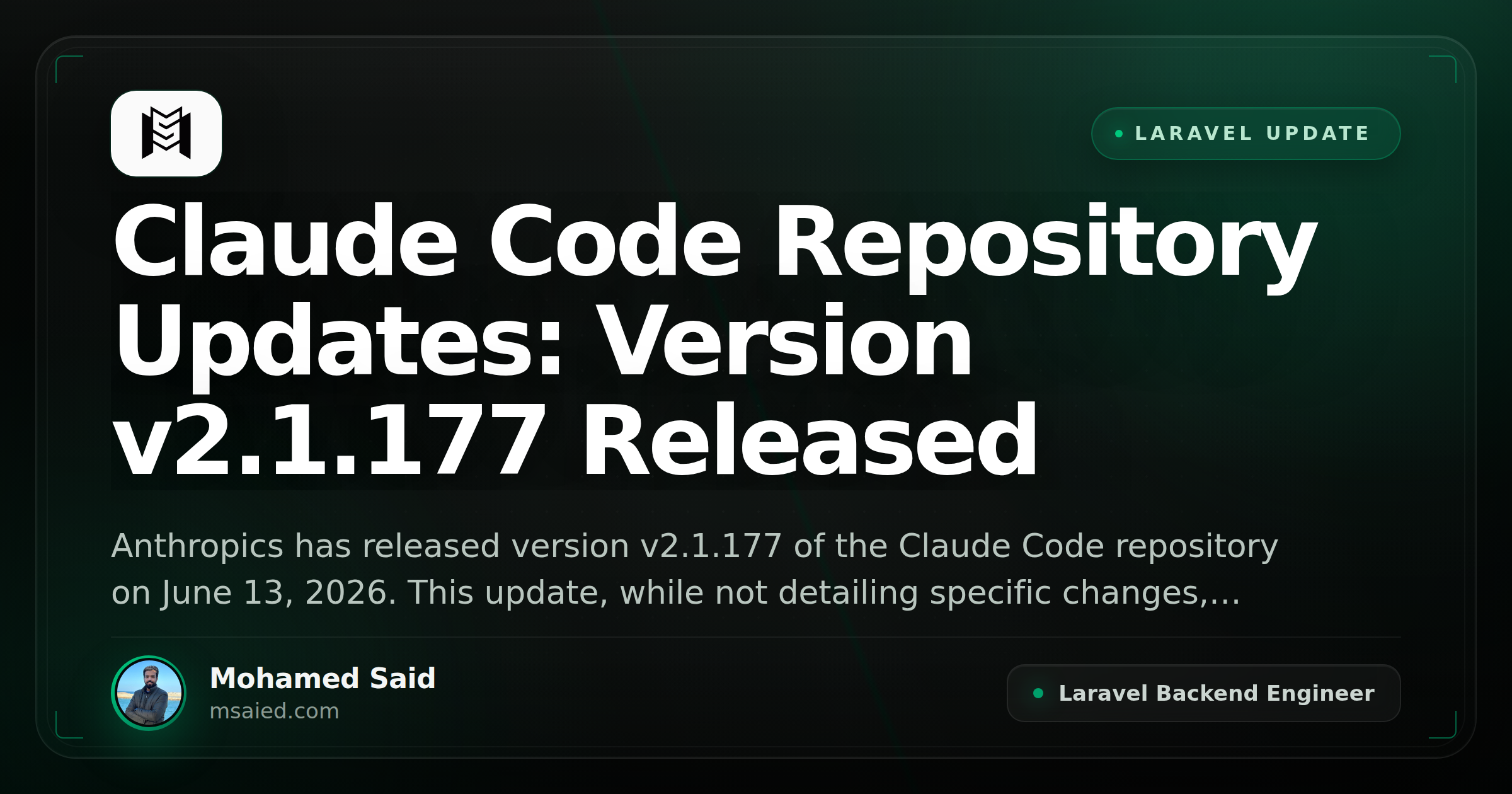 Claude Code Repository Updates: Version v2.1.177 Released