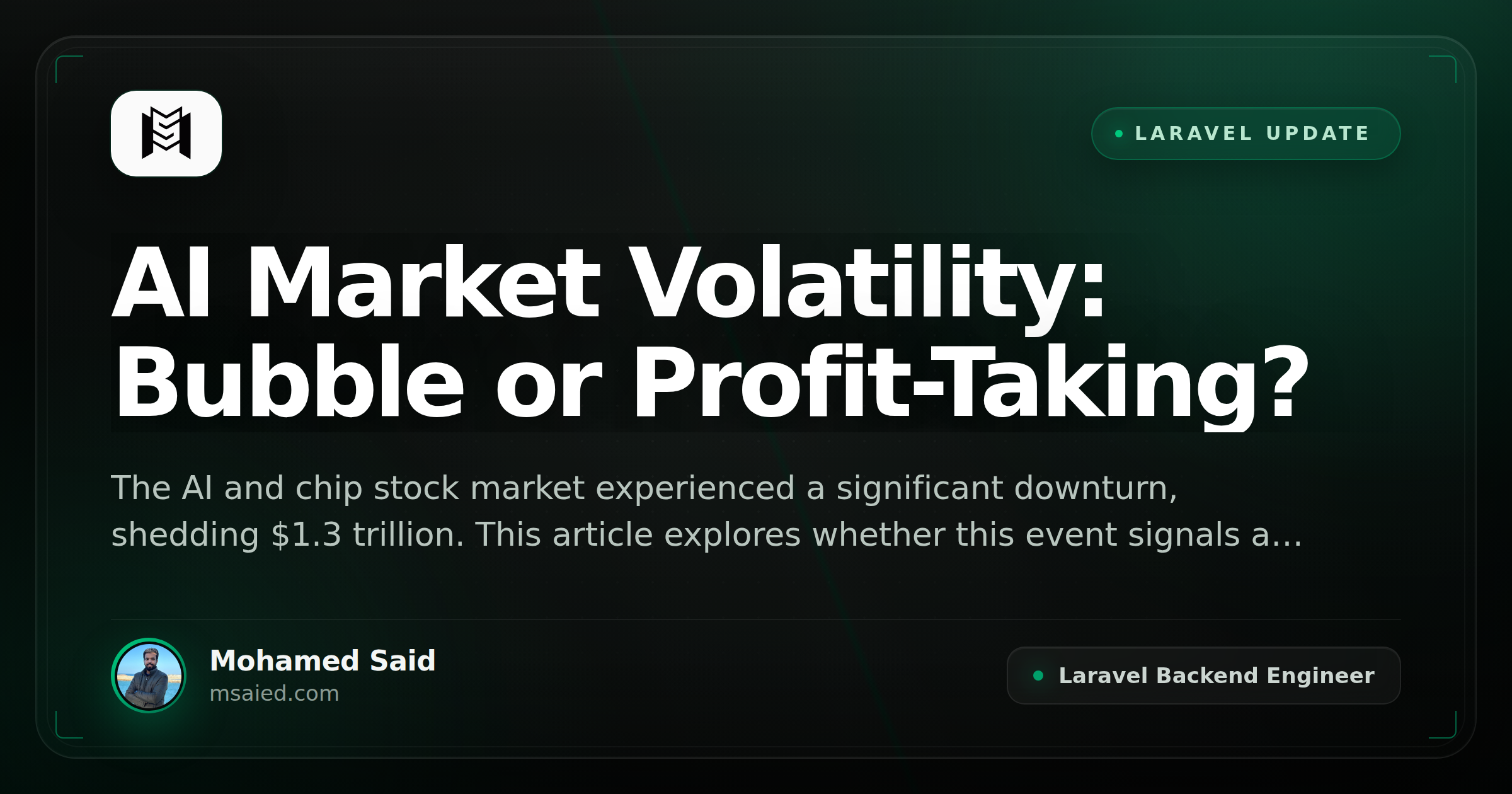 AI Market Volatility: Bubble or Profit-Taking?
