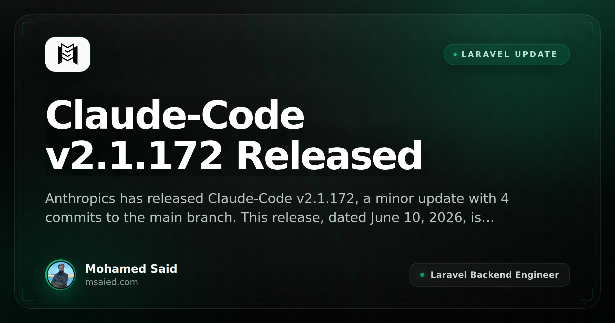 Claude-Code v2.1.172 Released