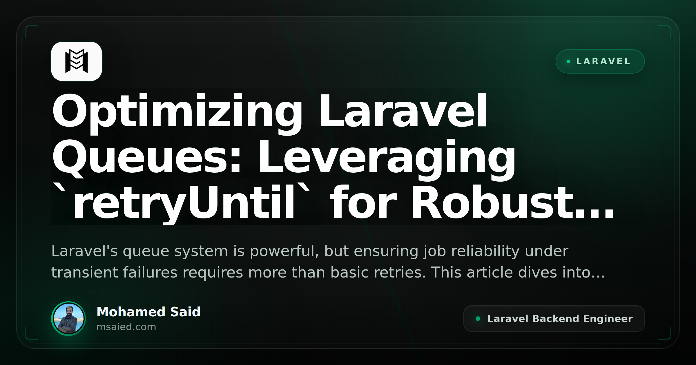 Optimizing Laravel Queues: Leveraging `retryUntil` for Robust Job Handling