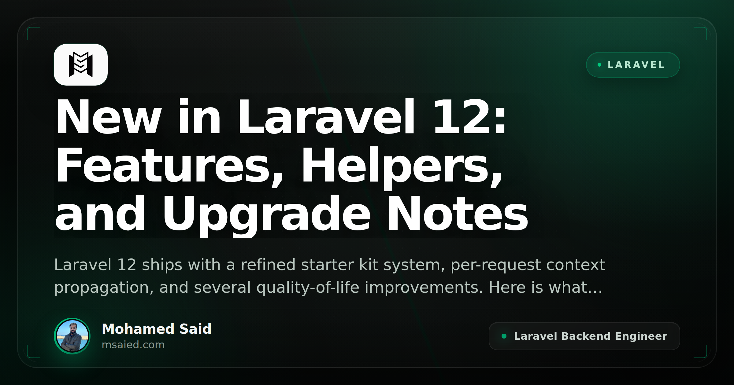 New in Laravel 12: Features, Helpers, and Upgrade Notes