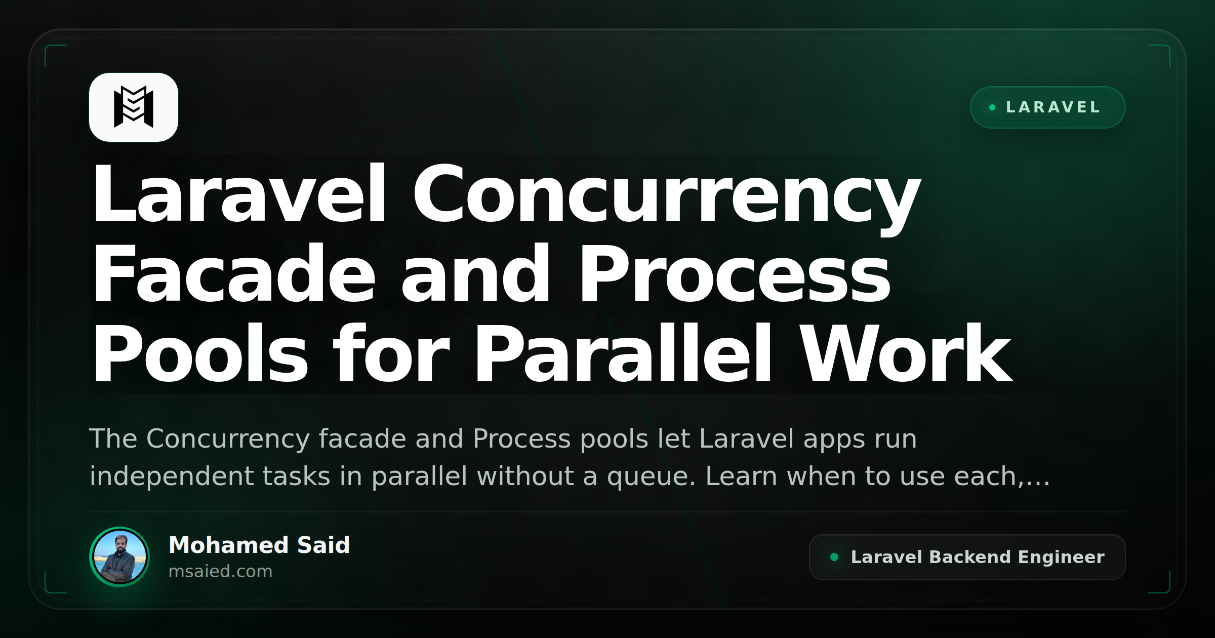 Laravel Concurrency Facade and Process Pools for Parallel Work