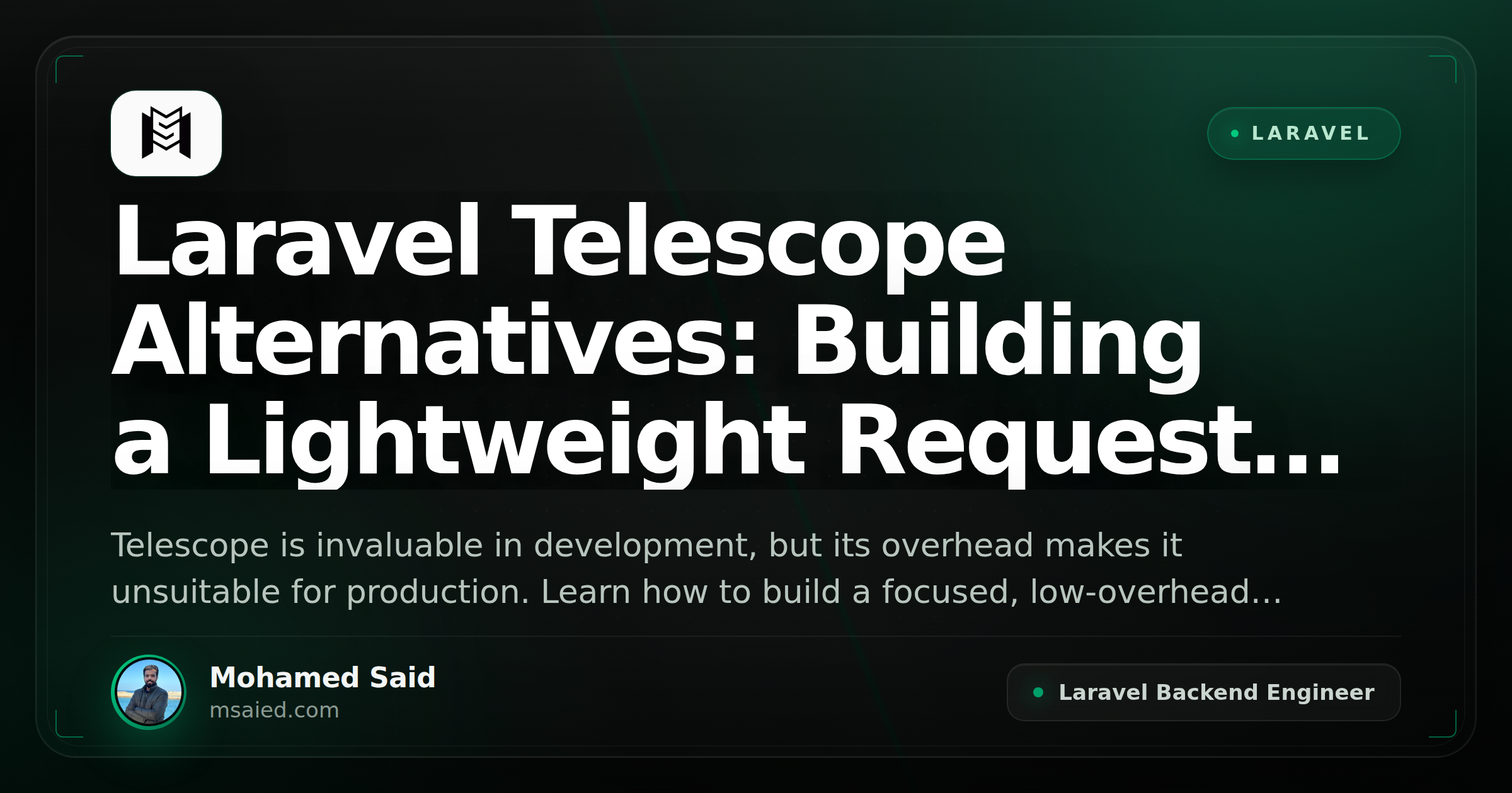 Laravel Telescope Alternatives: Building a Lightweight Request Inspector with Tagged Cache