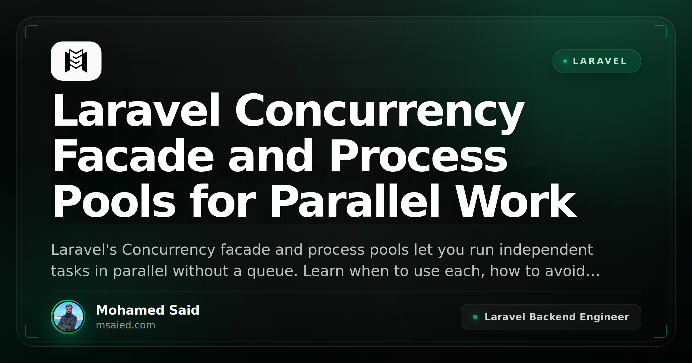 Laravel Concurrency Facade and Process Pools for Parallel Work