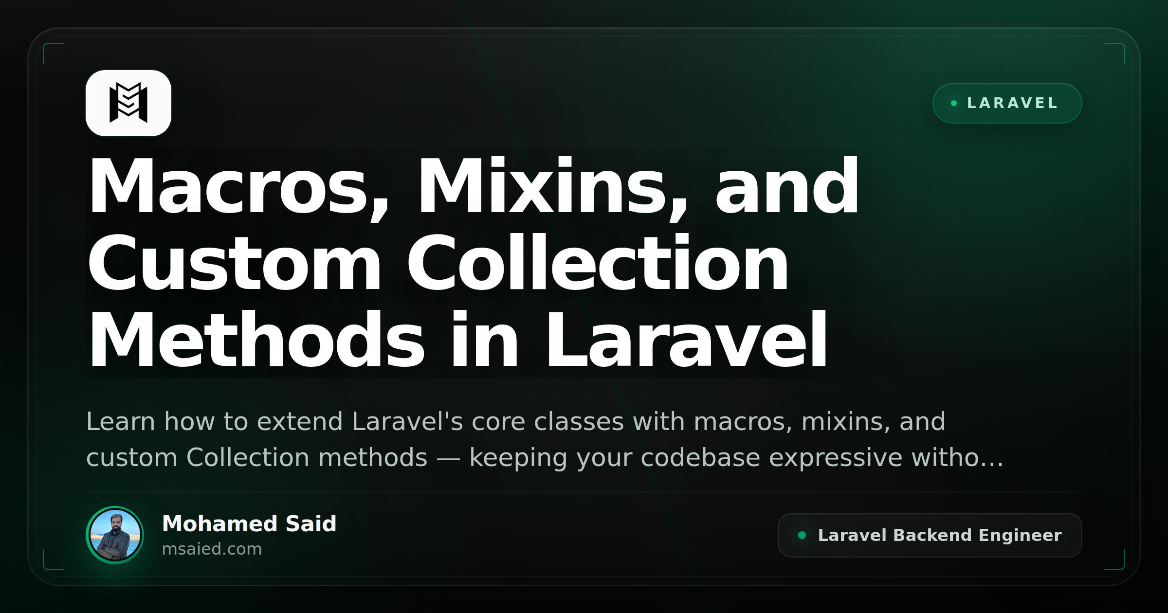 Macros, Mixins, and Custom Collection Methods in Laravel