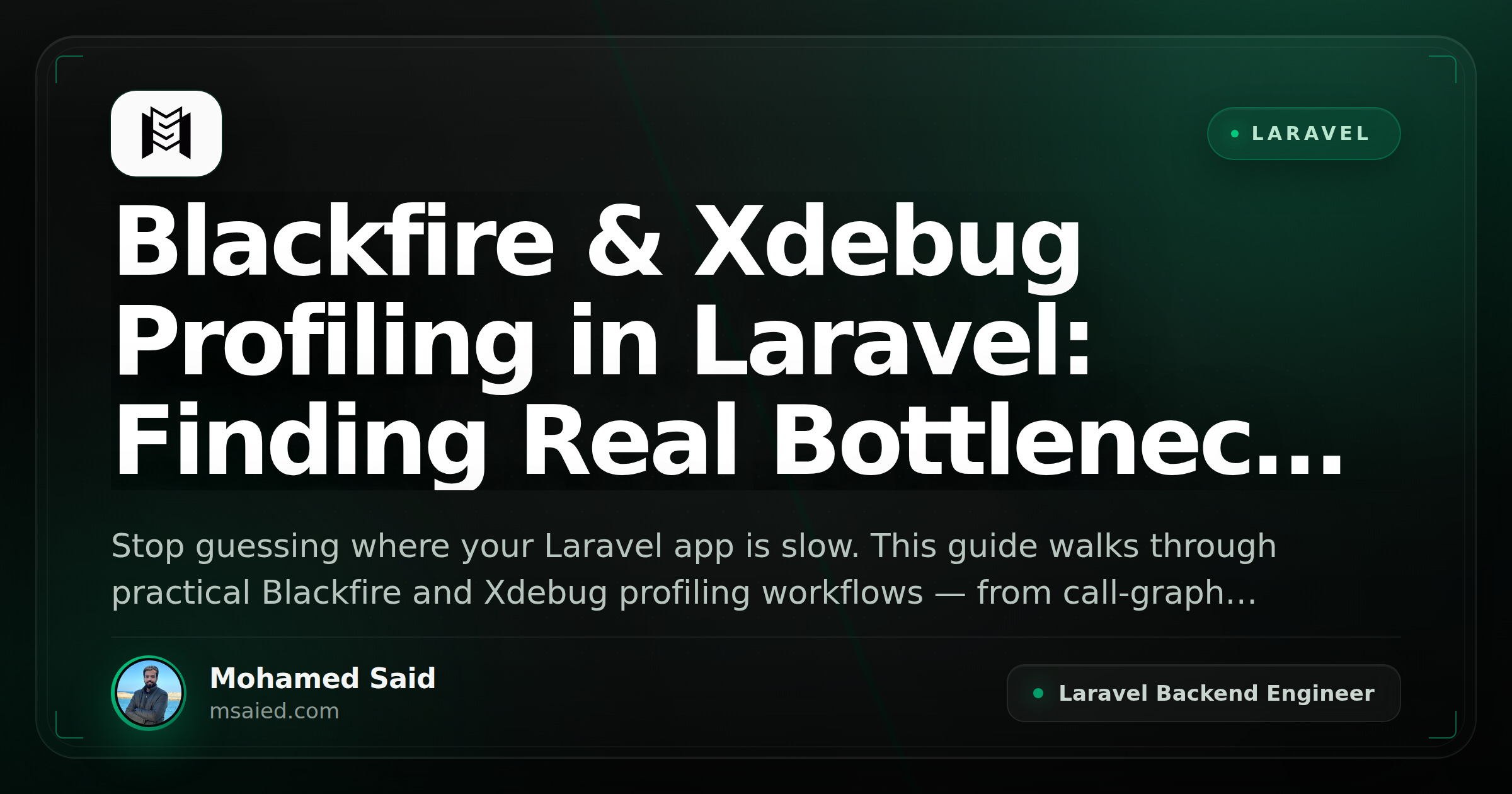 Blackfire & Xdebug Profiling in Laravel: Finding Real Bottlenecks in Production-Like Environments