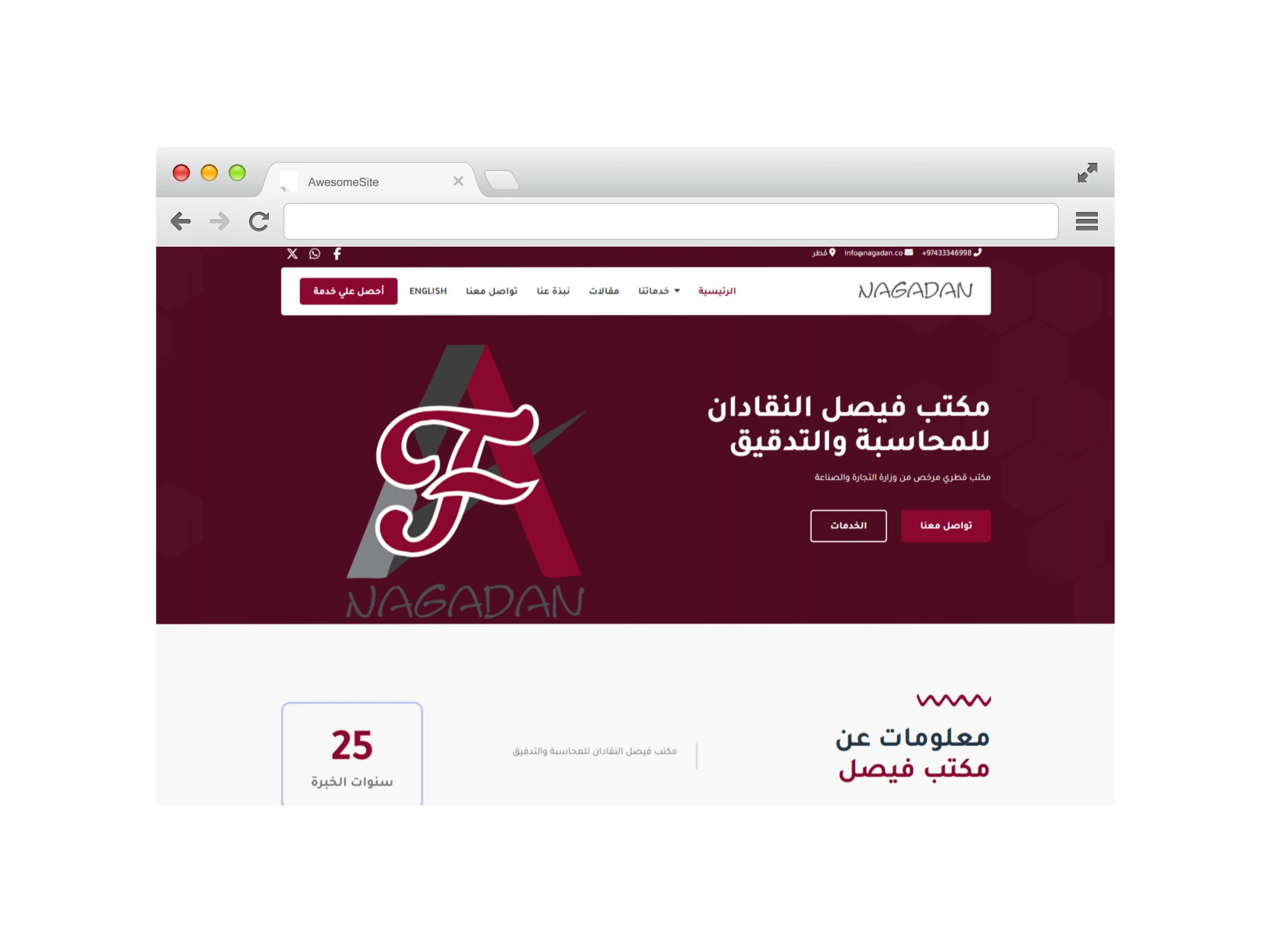 Faisal Al Naqdan Accounting & Auditing Firm Website