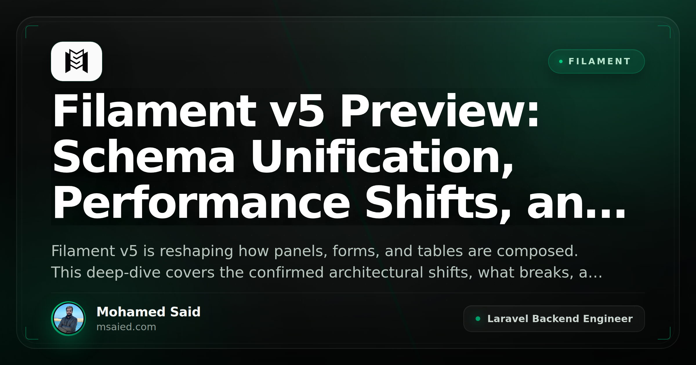 Filament v5 Preview: Schema Unification, Performance Shifts, and How to Prepare
