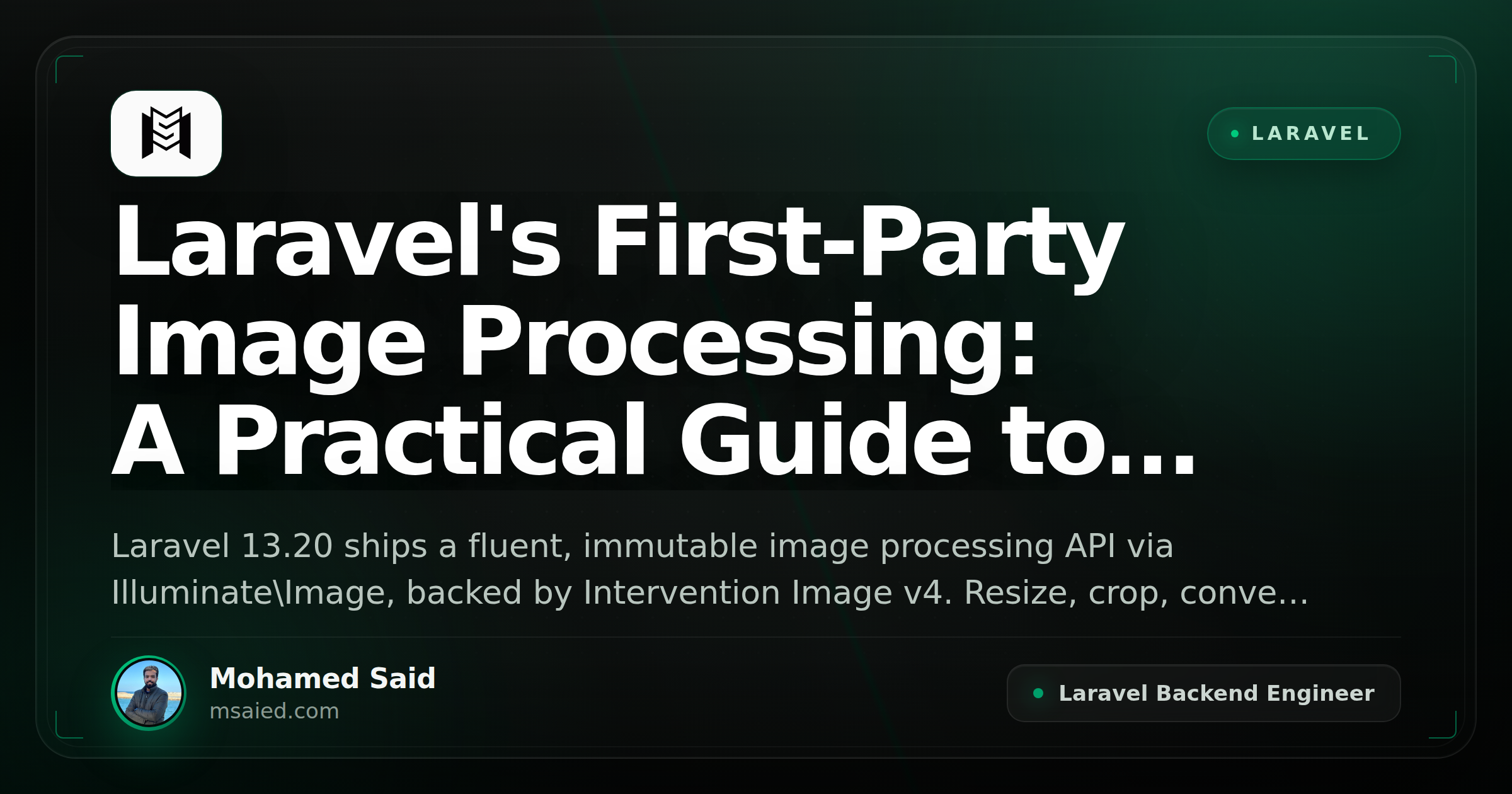 Laravel's First-Party Image Processing: A Practical Guide to Illuminate\Image