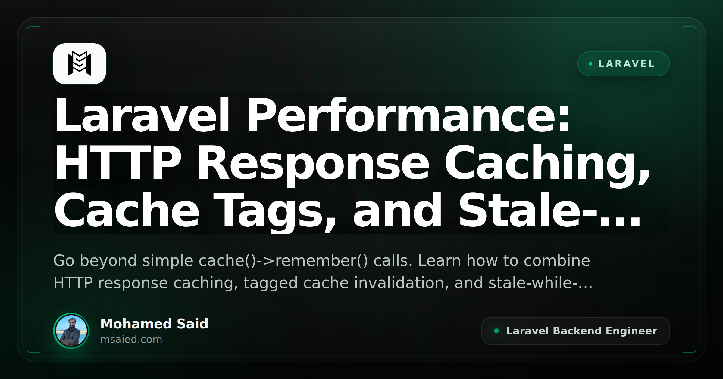 Laravel Performance: HTTP Response Caching, Cache Tags, and Stale-While-Revalidate