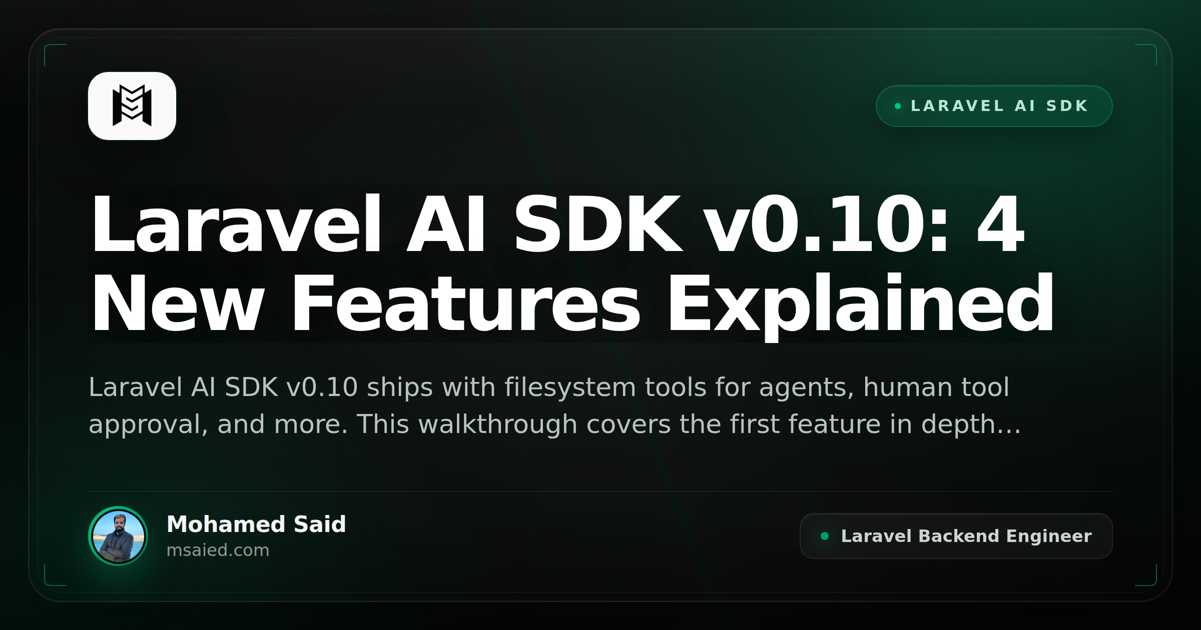 Laravel AI SDK v0.10: 4 New Features Explained