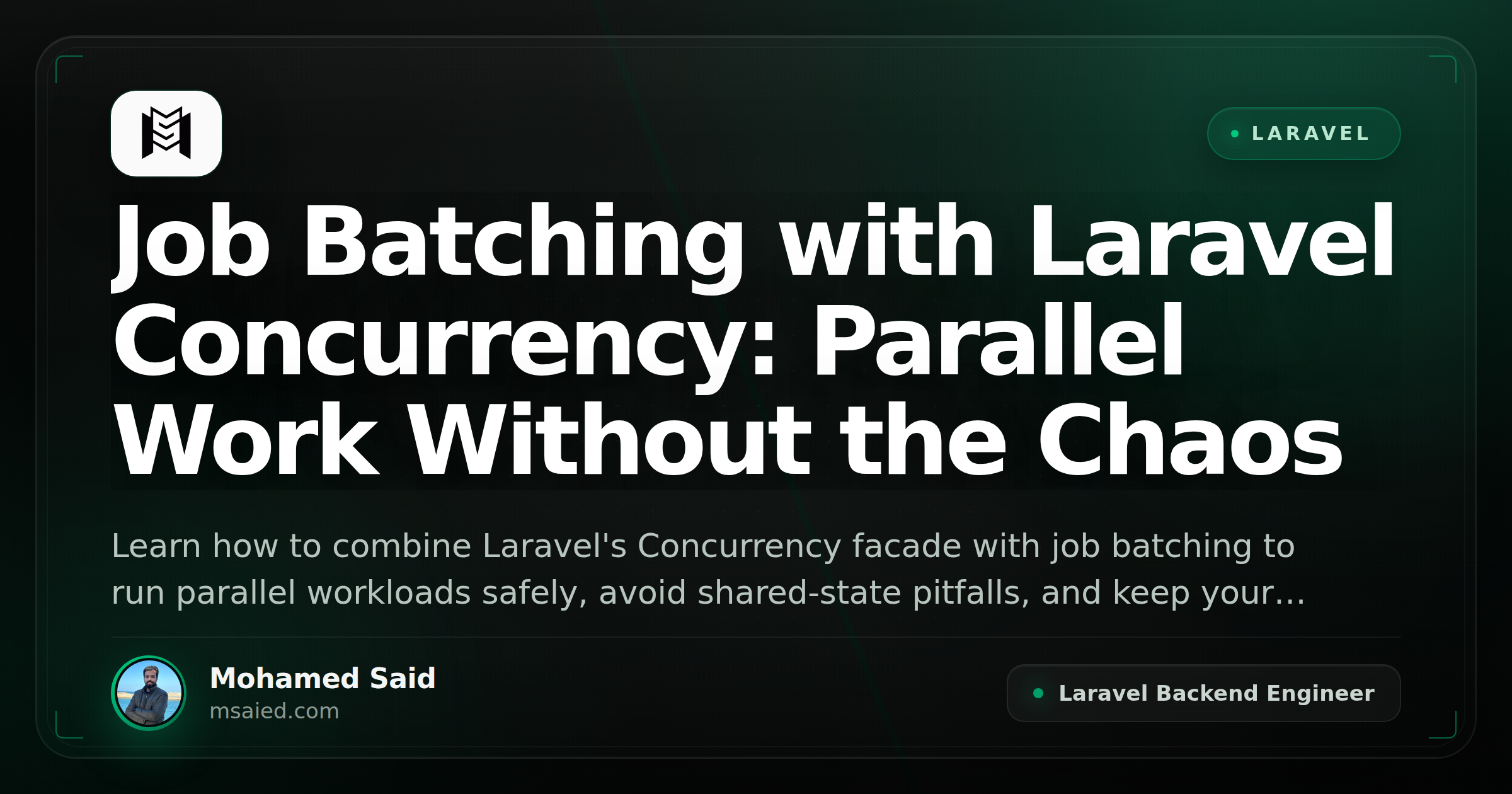 Job Batching with Laravel Concurrency: Parallel Work Without the Chaos
