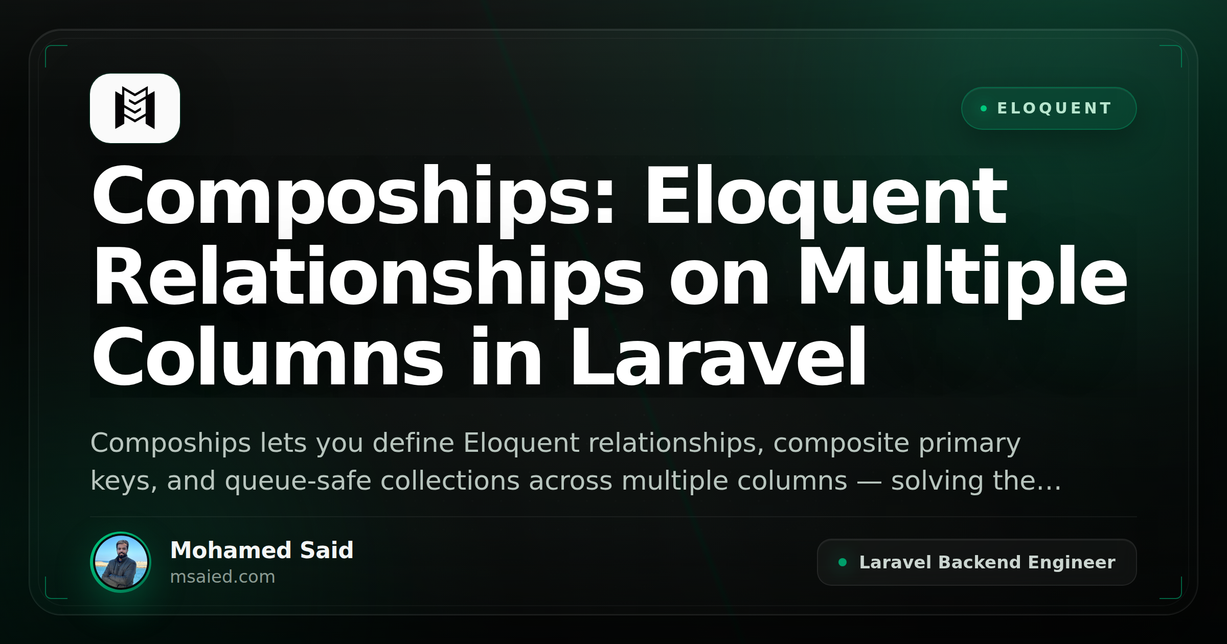 Compoships: Eloquent Relationships on Multiple Columns in Laravel