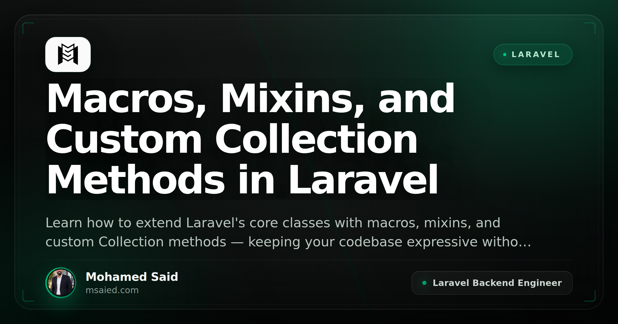 Macros, Mixins, and Custom Collection Methods in Laravel